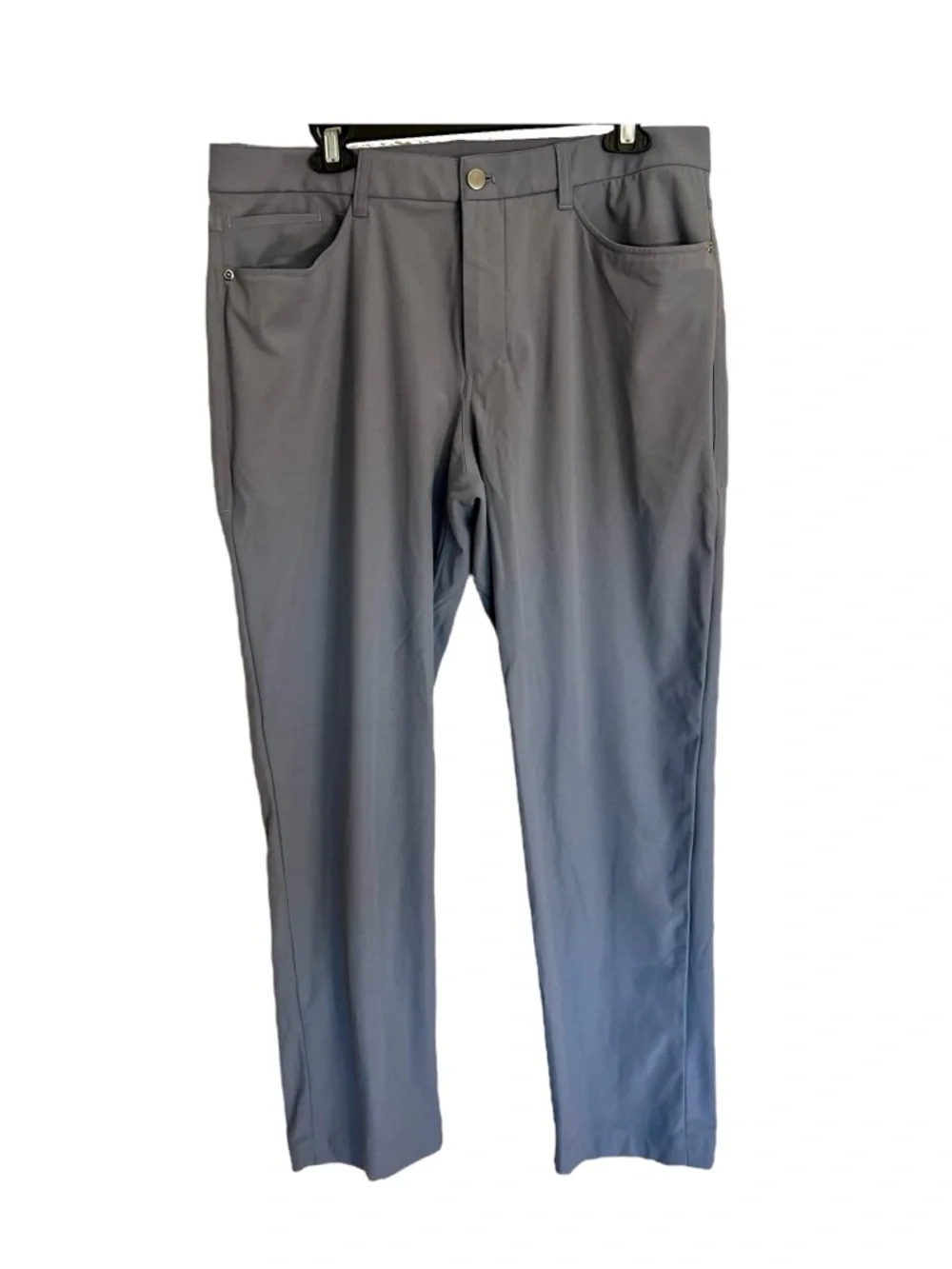 Lululemon ABC classic fit 5 pocket pant asphalt grey 34 waist casual travel